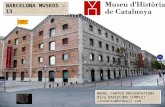 BARCELONA MUSEOS - 13 MUSEU D´HISTÒRIA DE CATALUNYA