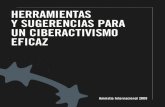 Herramientas y Sugerencias para un Ciberactivismo Eficaz (Amnistia Internacional)