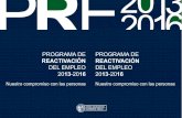 Programa Reactivacion del Empleo 2013-2016