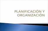 Planificaciòn y organizaciòn