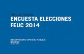 Encuesta Elecciones FEUC 2014