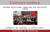 Reforma educacional anunciada por presidente Piñera: ¿Paquete de medidas o revolución?a