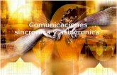 Comunicaciones sincronica y asincronica