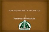 Administración de proyectos (cpm pert)