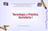 Clase De Tecnologia Y Practica Secretarial