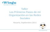 Taller redes sociales - Rosario 2011
