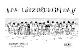 #HONDARTZAN_12 - HAU HITZORDU BAT DA (txostena)