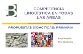 Tareas Competencia Comunicación lingüística en las áreas primaria