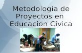 Metodologia Proyectos Educación Cívica.