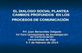 Dialogo social y comunicacion (Benavides, 2014)