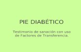 Testimonio pie diabetico