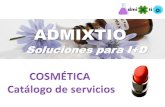 Admixtio servicios cosmetica 2013