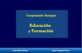 Coopreración europea. educación y formación.