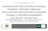 Resolución examen "Comunicación oral y escrita en lengua española I", Grado en Estudios Ingleses - UNED