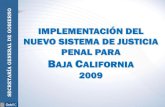 Reorganización del Sistema de Justicia Penal en Baja California