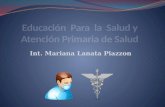 Educacion Para La Salud Y Atencion Primaria De Salud