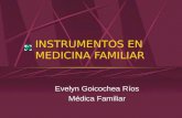 Instrumentos en medicina familiar
