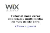 WIX crear paginas