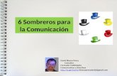 6 Sombreros para la Comunicación_ David Blanco