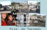 Colegio Francesco Faá di Bruno - Misión de servicio 2012
