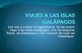 Mi Viaje a las Islas Galápagos