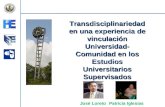 Transdisciplinariedad EUS/UCV