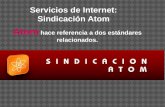 Servicios de Internet: Sindicación Atom