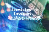 Servicios de Internet: Sindicación XML