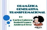 Gramatica generativa y transformacional