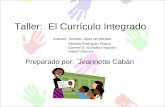 Presentación sobre Módulo Educativo -  Módulo 3: El Currículo Integrado