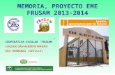 COOPERATIVA ESCOLAR Memoria frusam 2013 2014
