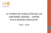 UNFPA Presenta Agenda de Trabajo en Ayacucho