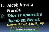 CONF. 1. JACOB HUYE A HARAN. 2. DIOS SE APARECE A JACOB EN BET-EL. GÉNESIS 28:1-22. (Gn. No. 28)