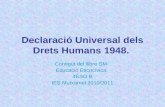 Declaració universal dels drets humans 1948