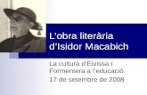 L'obra literària d'Isidor Macabich