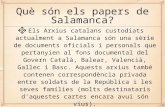 Papers De Salamanca