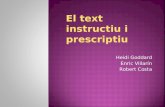 El text prescriptiu i instructiu word 2003