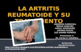 La artritis reumatoide y su tratamiento