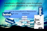 Red social Uso educativo con facebook y dPortfolio marthauaa