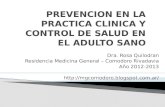 Prevencion en la practica clinica y control de salud en el adulto sano (2012)