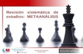 Revisión sistemática de estudios: Metaanálisis