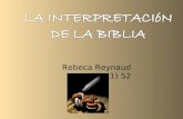 La interpretación de la biblia 52