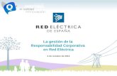 La gestión de la responsabilidad corporativa en Red Electrica