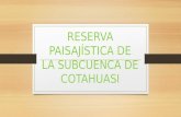 Reserva paisajística de la subcuenca de cotahuasi