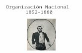Historia Argentina: Organizacion Nacional (1852-1861)