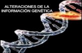 Tema 17 alteraciones de la informacion genetica
