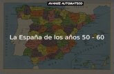 España, Años 50 60