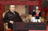 Tema 13 - El régimen de la Restauración (1875-1902)