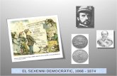 El sexenni democràtic. Espanya 1868 - 1874