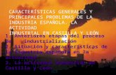 Tema 12. Características generales y principales problemas de la industria española. La actividad insudtrial en Castilla y León.